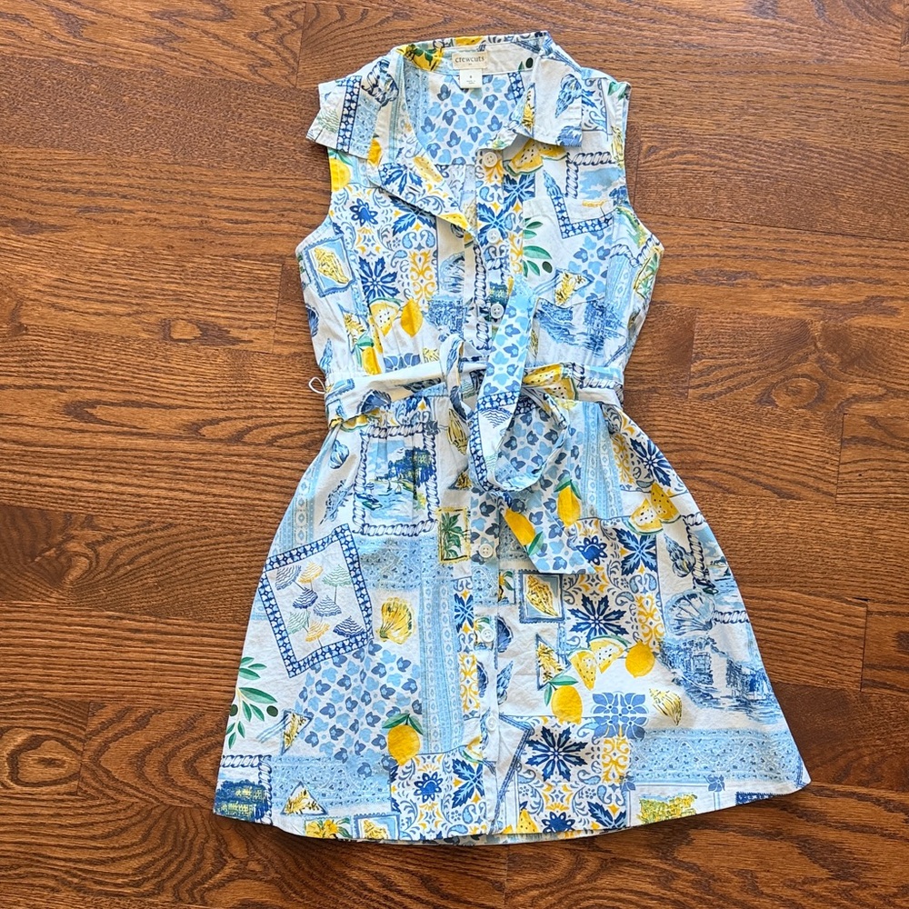 Crewcuts Italian Print summer dress